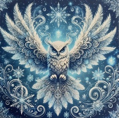 Набор для вышивания крестом «Магия совы/Owl Magic»