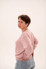 Женский Свитер из итальянского полумериноса Размер М-L Розовый