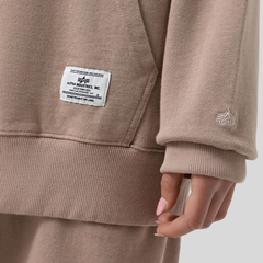 Толстовка Alpha Industries Essential French Terry Hoodie Gen II Atlas Khaki (Бежевый)