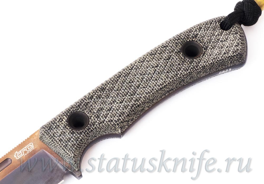 Нож TRC Knives K-1s Elmax Virus Edition black micarta