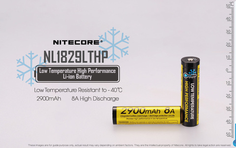 Аккумулятор Nitecore Rechargeable NL1829RLTP 18650 Li-Ion 2900mAh