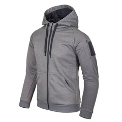 Helikon-Tex URBAN TACTICAL HOODIE (FullZip)® - Melange Grey