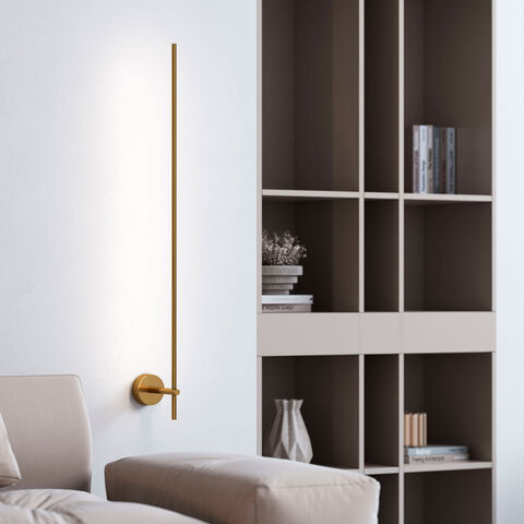 Настенный светодиодный светильник Elektrostandard Fine LED 4000К 40132/LED латунь