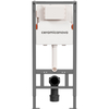 Ceramica Nova CN121002MB Система инсталляции для унитазов CERAMICANOVA Balance с кнопкой смыва Square, цвет черный матовый, с