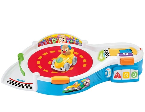 Fisher Price Площадка для веселых гонок щенка с технологией Smart Stages (русифицирована) (DHN81)