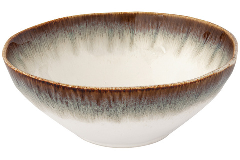 Салатник 22см Easy Life Nuances коричневый