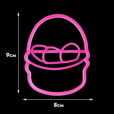 Вырубка для пряника с оттиском 