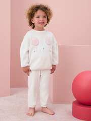 Пижама флисовая для девочки Next 655-165, Белый