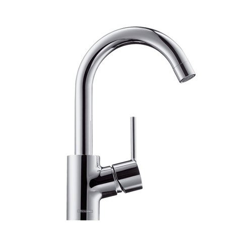 Смеситель для раковины с высоким изливом и донным клапаном Hansgrohe Тalis S 32070000