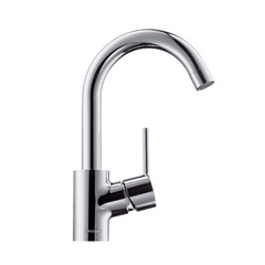 Смеситель для раковины с высоким изливом и донным клапаном Hansgrohe Тalis S 32070000 фото