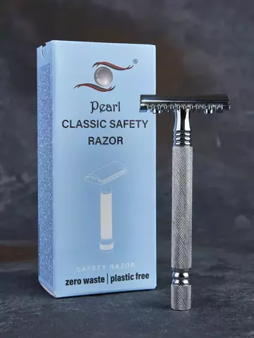 Станок для бритья Pearl SS-01 OС Chrome, (Open comb),открытая голова