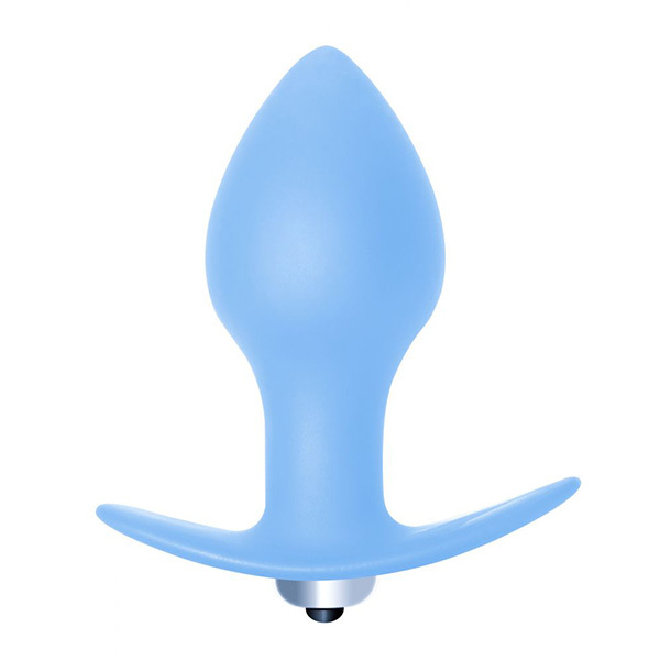 Голубая анальная вибропробка 10см Lola Games First Time Bulb Anal Plug 5006-02lola