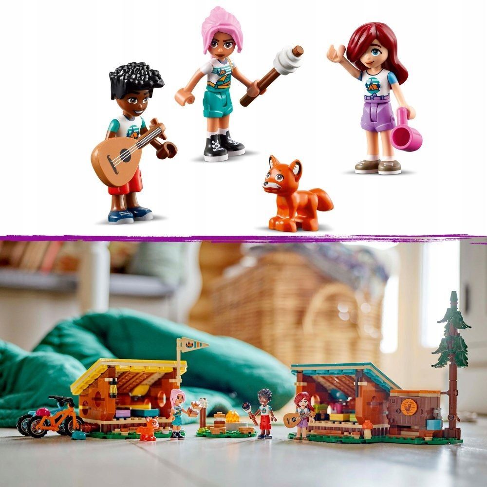 Конструктор LEGO Friends - Уютные домики в летнем лагере - Лего Друзья  42624 купить в Москве | Доставка по России.