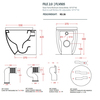 ArtCeram File 2.0 FLV005 05 30 Унитаз, Artceram, File 2.0, безободковый (с открытым смывным краем), тип установки-приставной, ширина, мм-370, глубина, мм-530, высота, мм-420, форма чаши-овальная, выпуск-универсальный, материал-керамика, сиденье-необх