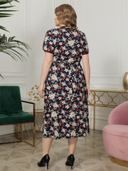 1351В Халат на пуговицах