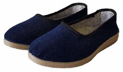 Тапочки женские синие/бордо