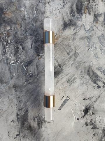 Мебельная ручка-скоба из кварца (96мм)