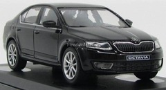 Skoda Octavia III 2013 black Abrex 1:43