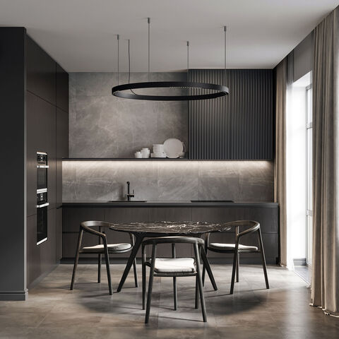 Трековый светильник Elektrostandard Slim Magnetic для радиусного шинопровода 12W 4200K Intenso Ø 1200мм 85186/01 черный