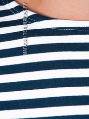 Купить зимнюю тельняшку с начесом - Магазин тельняшек.ру 8-800-700-93-18 НАЧЕС Тельняшка утепленная ВМФ (темно-синяя полоса) ГОСТ МИНОБОРОНЫ 100% хлопок в Магазине тельняшек