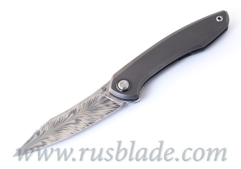 Cheburkov Russkiy Feather Damascus CUSTOM 2019 