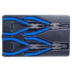 KING TONY (9-42114GP) Набор съемников стопорных колец, ложемент, 4 предмета