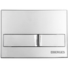 Berges 43242 Комплект  для монтажа подвесного унитаза: инсталляция NOVUM525, кнопка L3 хром глянец,  унитаз FLOE S Rimless, сиденье дюропласт Floe S Slim SO, микролифт, быстросьем