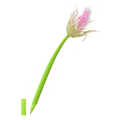 Ручка шариковая, Basir, синие чернила, серия "ЦВЕТЫ", наконечник в форме цветка, 16 шт