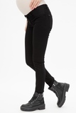 Джинсы для беременных (SLIM) 10938 чёрный