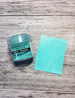 Пудра для эмбоссинга Ranger Ink- AQUA TINSEL