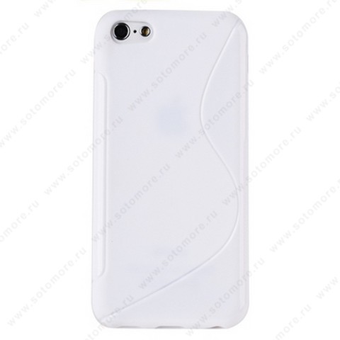 Накладка силиконовый для Apple iPhone 5C жесткий белый