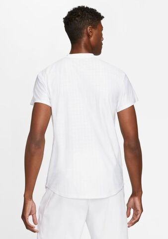 Теннисная футболка мужская Nike Court Breathe Advantage Top - white/white/black