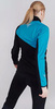 Утеплённый женский лыжный костюм Nordski Premium Blue-Black W с высокой спинкой