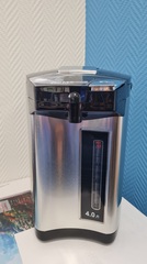 УЦЕНКА_Термопот DOMO A800, 4л, 750Вт, серебристый (RMA_SPD-A800) {новый; замятие на корпусе}