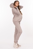 Утепленный спортивный костюм для беременных и кормящих 11900 коричневый