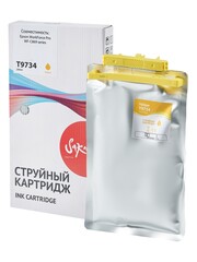 Контейнер с чернилами Sakura C13T973400 (T9734 Y) для Epson WorkForce Pro WF-C869RDTWF, желтый, 22000 к.