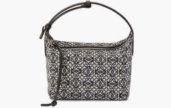 Сумка Loewe Cubi Anagram Jacquard Bag "Navy / Black"