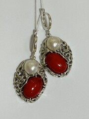 Дорис (серьги из серебра)