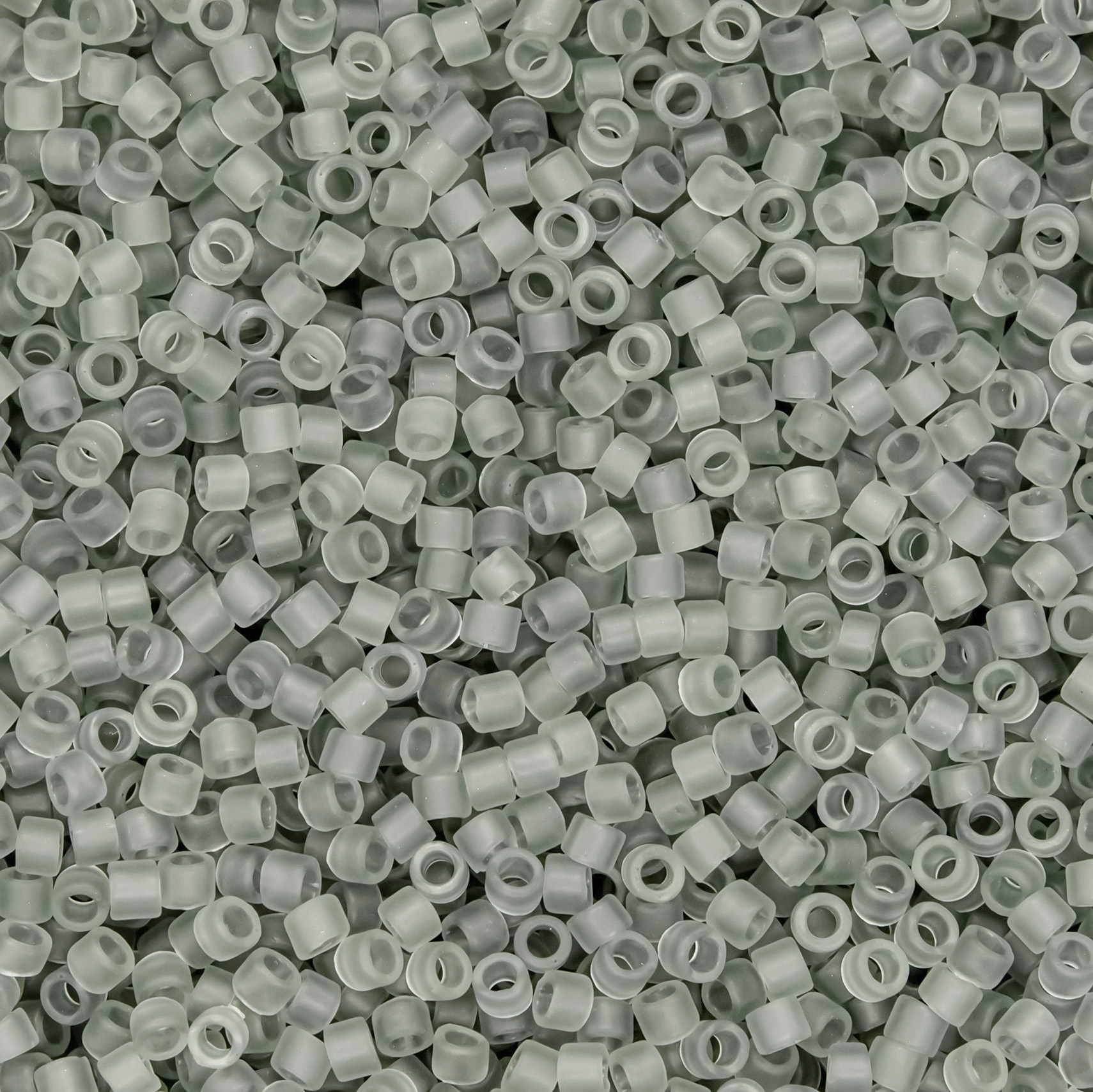 Японский бисер TOHO Treasure (№9F), прозрачный матовый