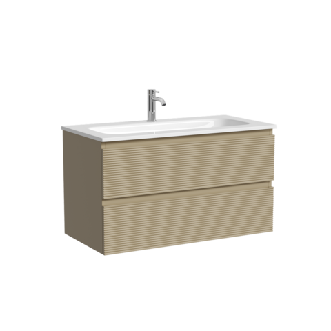 Тумба SANCOS подвесная Folk 2я цв. Cappuccino, FL90CP