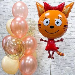 Сет шаров с Карамелькой Три кота