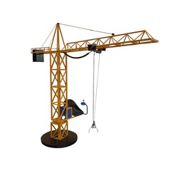 Детский аттракцион «Башенный кран»