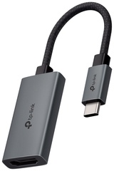 Переходник TP-LINK USB TypeC (F), HDMI (F), 0.1 м, черный