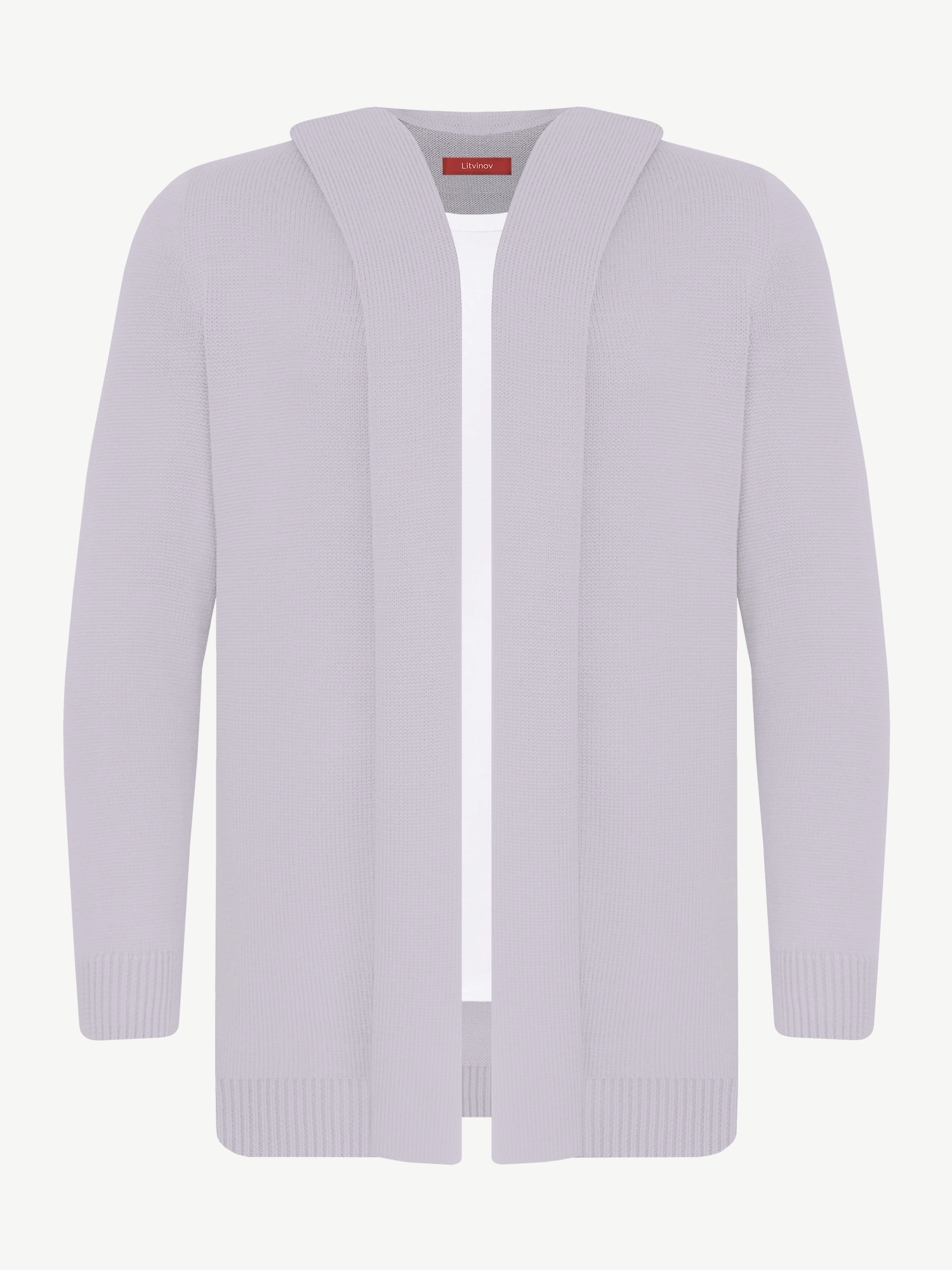 Кардиган с капюшоном из экохлопка