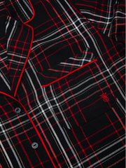 ФЛАНЕЛЕВАЯ ПИЖАМА С ШОРТАМИ