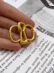 Пришивной элемент Скиап. золотистый 