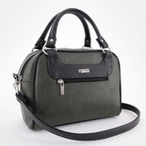 Сумка Саломея 269 македония оливковый + черный