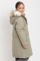 куртка  для девочки  ВК 38116/1 ГР