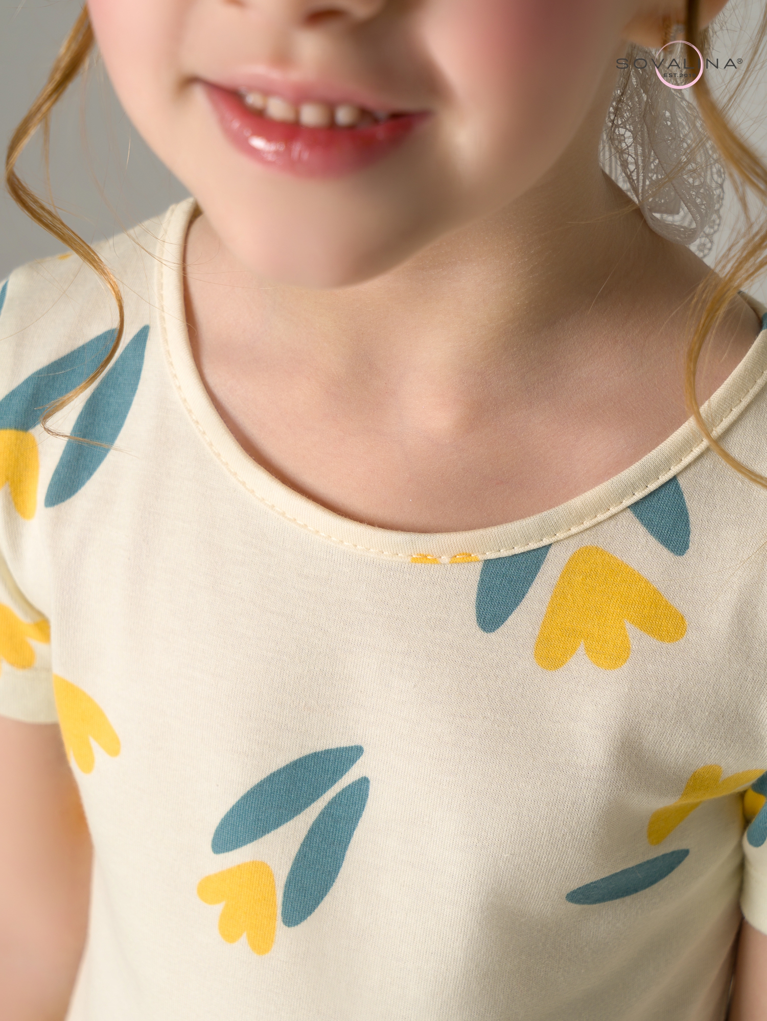 Платье Лето желтые тюльпаны