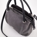 Сумка Саломея 278 македония серый + черный